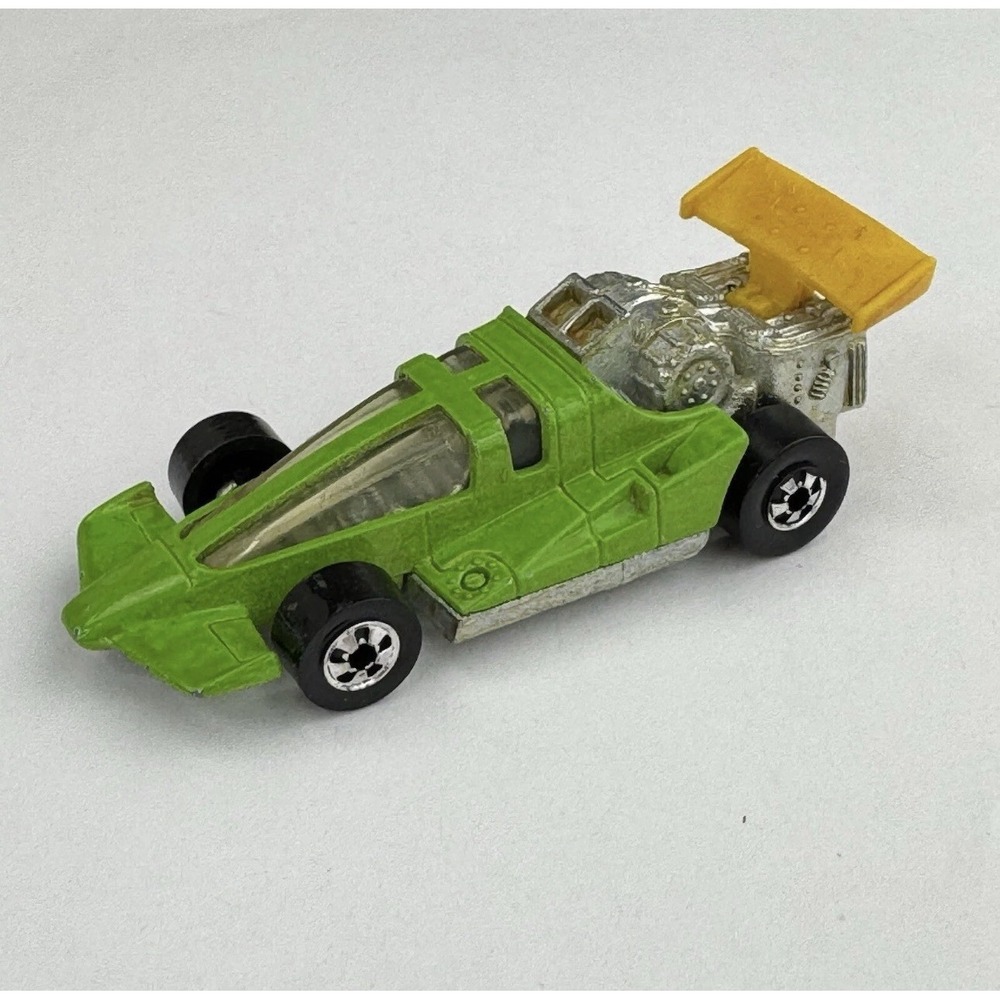 1979 Hot Wheels Mattel Hi-Rakers Turbo Wedge Green Hong Kong Car 1134 Vintage